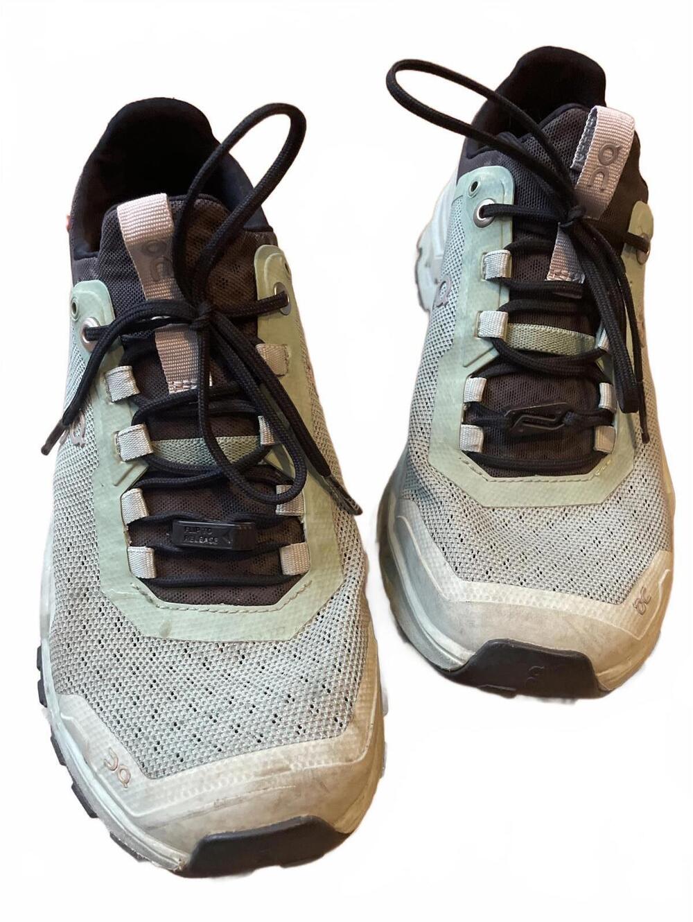 On Running Cloud Waterproof Running Shoes Women's 6.5 Green - Picture 9 of 9